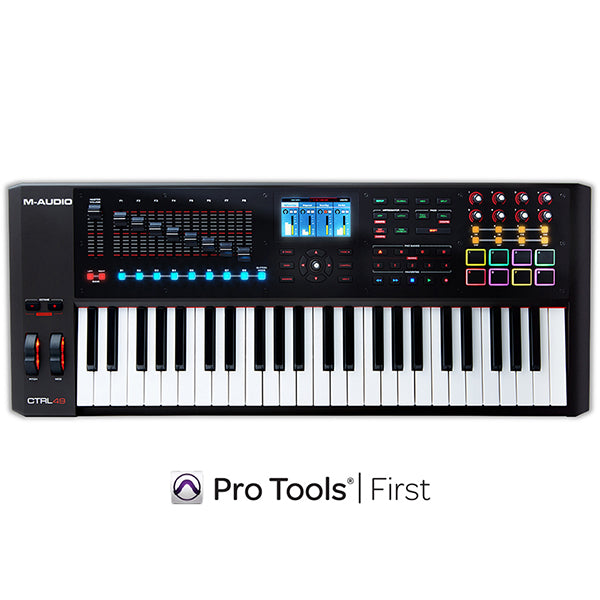 M-Audio CTRL49 49 Key USB Midi Smart Controller Keyboard with Full Colour Screen (CTRL 49)