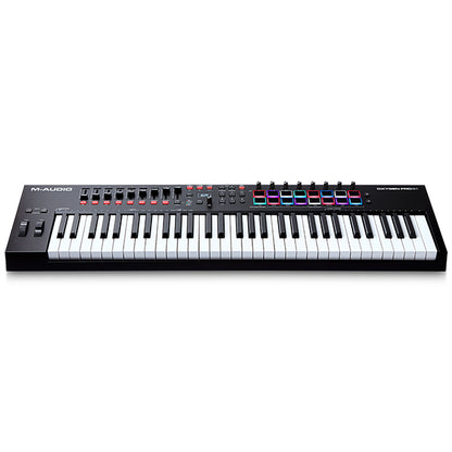 M-Audio Oxygen Pro 61 61 Key Keyboard Controller with Sensitive Semi Weighted Keys with 16 Pad
