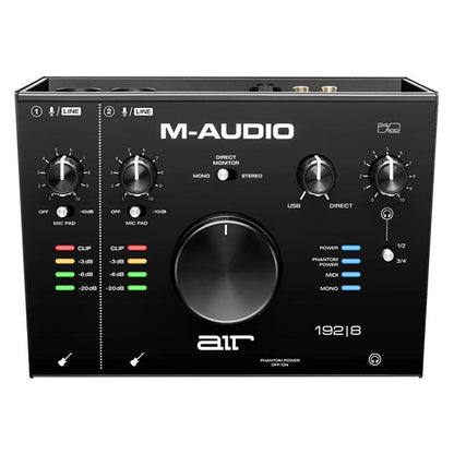 M-Audio AIR 192|8 2 in 4 Out USB Audio Midi Interface or Mixer with Recording Software (M Audio 192X8 192 8)