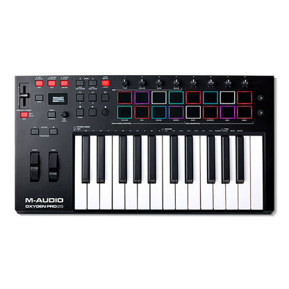M-Audio Oxygen Pro 25 25 key Midi Keyboard Controller with Aftertouch Sensitive Semi Weighted Keys