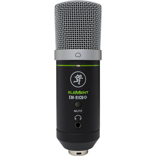 Mackie EM-91CU+ Large Diaphragm Mic USB Condenser Microphone with Mute Switch (EM91CU+)