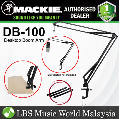 Mackie DB-100 Desktop Microphone Boom Arm (DB100 DB 100)