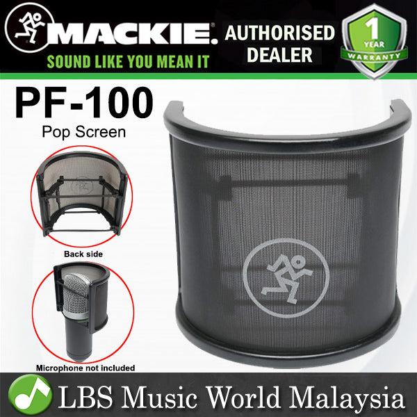 Mackie PF-100 Pop Screen for Element Series Microphones (PF100 PF 100)