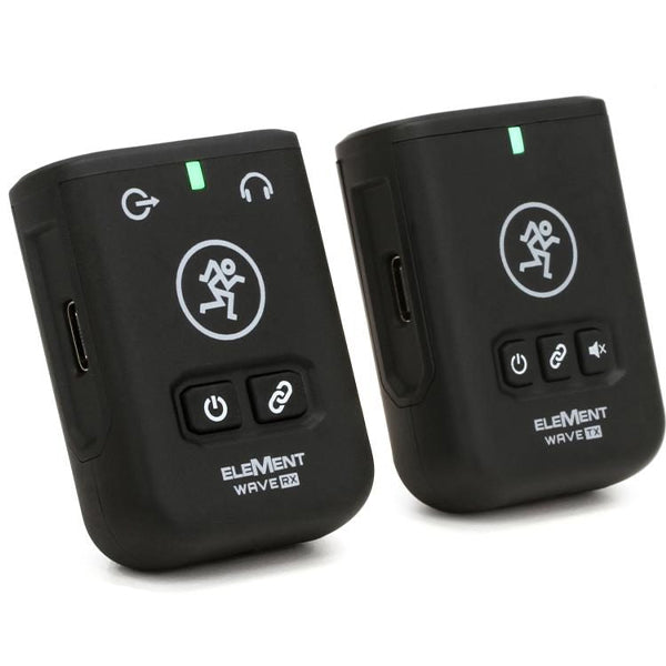 Mackie EleMent Wave LAV Wireless Microphone System with Built In Electret , Lavalier Microphone and Case