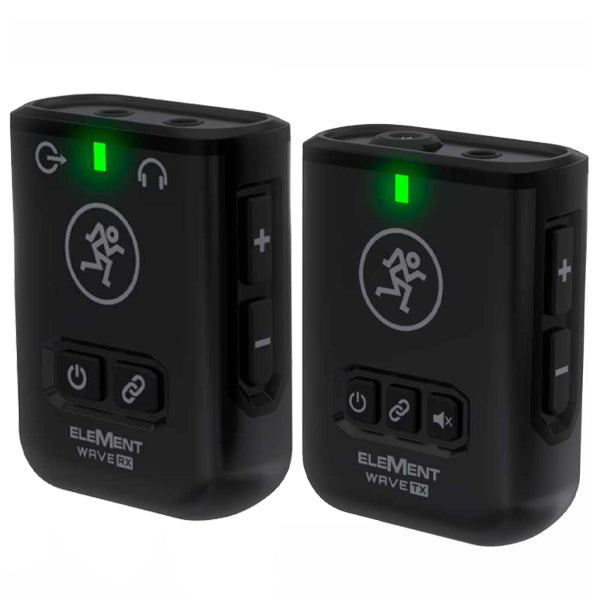 Mackie EleMent Wave LAV Wireless Microphone System with Built In Electret , Lavalier Microphone and Case