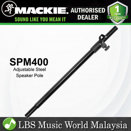 Mackie SPM400 M20 Threaded Adjustable Steel Speaker Pole for DRM Series (SPM 400)