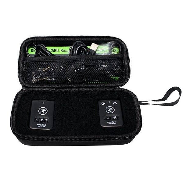 Mackie EleMent Wave LAV Wireless Microphone System with Built In Electret , Lavalier Microphone and Case