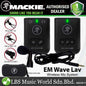Mackie EM Wave LAV Compact Digital Wireless Lavalier Mic Clip-On Microphone System for Cameras and Smartphones with Case