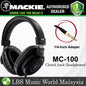 Mackie MC-100 Professional Closed Back Headphones With Padded Headband And 1/4 inch Adapter (MC100)