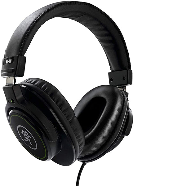 Mackie MC-100 Professional Closed Back Headphones With Padded Headband And 1/4 inch Adapter (MC100)