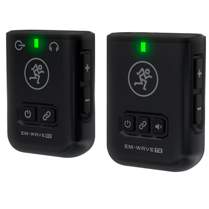 Mackie EM Wave LAV Compact Digital Wireless Lavalier Mic Clip-On Microphone System for Cameras and Smartphones with Case