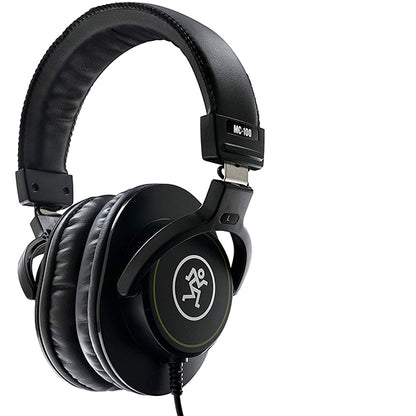 Mackie MC-100 Professional Closed Back Headphones With Padded Headband And 1/4 inch Adapter (MC100)