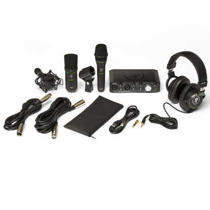 Mackie Producer Bundle with Onyx USB Interface, EM-91C and EM-89D Microphone, MC-100 Headphone and Mic Stand (EM91C EM89D MC100)