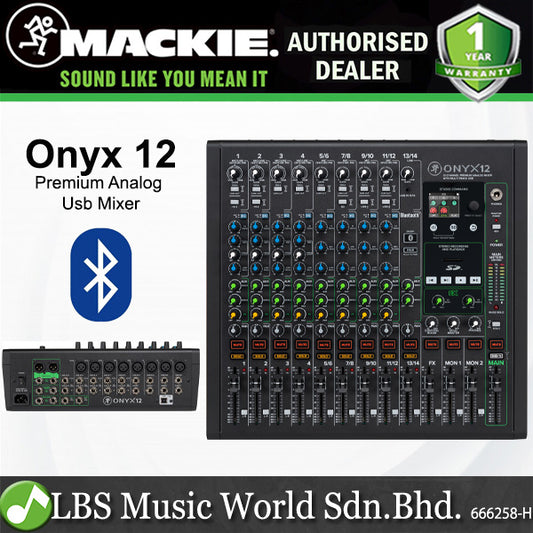 Mackie Onyx16 16 Channel Analog Mixer with Multitrack USB, Built-in Effects and Bluetooth (Onxy 16)