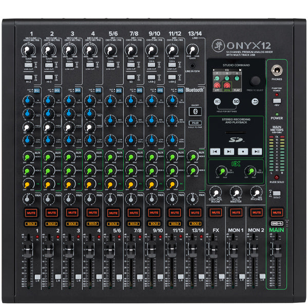 Mackie Onyx16 16 Channel Analog Mixer with Multitrack USB, Built-in Effects and Bluetooth (Onxy 16)