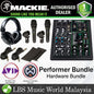 Mackie Performer Bundle with ProFX6v3 Mixer, EM-89D Microphone, MC-100 Headphone and Mic Stand (ProFx6 EM89D MC100)