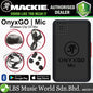Mackie OnyxGO Mic Wireless Clip On Microphone with Companian App For Smartphone with Bluetooth