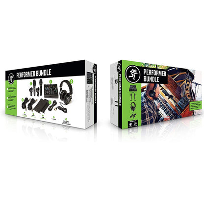 Mackie Performer Bundle with ProFX6v3 Mixer, EM-89D Microphone, MC-100 Headphone and Mic Stand (ProFx6 EM89D MC100)