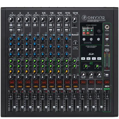 Mackie Onyx24 24 Channel Analog Mixer with Multi Track USB, Built In Effects and Bluetooth (Onyx 24)