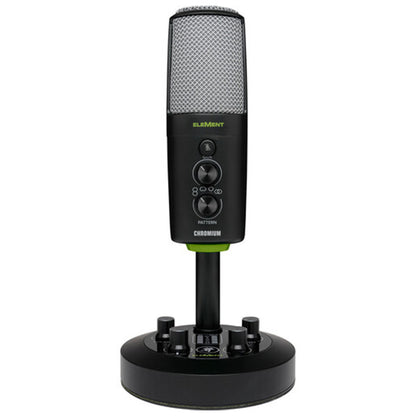 Mackie CHROMIUM Premium USB Condenser Mic Microphone with Built In 2 Channel Mixer