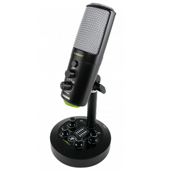 Mackie CHROMIUM Premium USB Condenser Mic Microphone with Built In 2 Channel Mixer