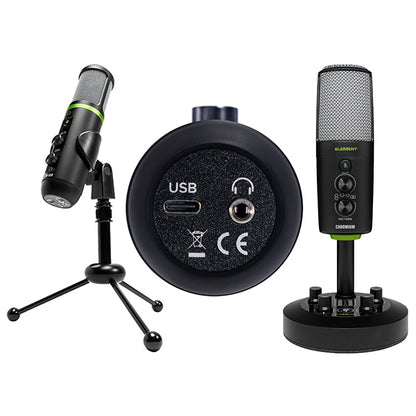 Mackie CHROMIUM Premium USB Condenser Mic Microphone with Built In 2 Channel Mixer