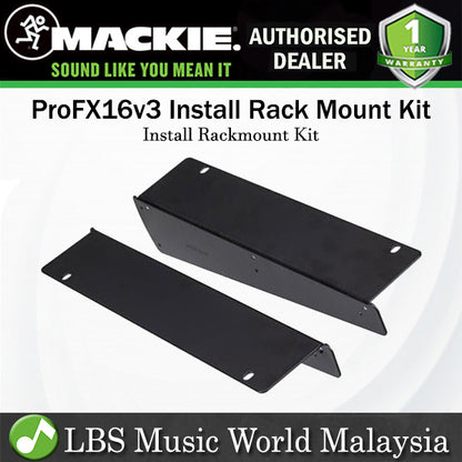 Mackie ProFX16v3 Install Rack Mount Kit Rackmount Bracket Set for ProFX16 Mixer (ProFX16v3)