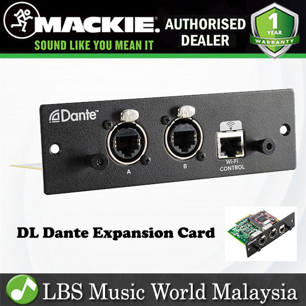 Mackie DL Dante Expansion Card for Mackie DL32R Digital Mixer
