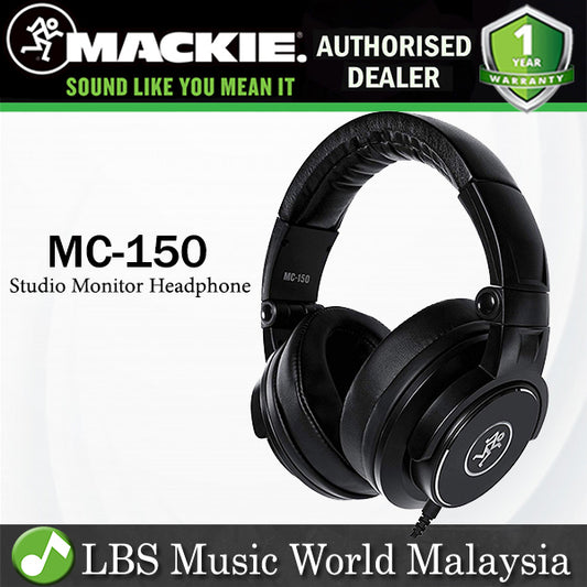 Mackie MC-150 Closed-Back Headphone Studio Monitor Headphones (MC150 MC 150)