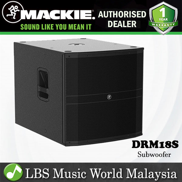 Mackie DRM18S 2000W 18" Powered Power Active Subwoofer (DRM 18S)