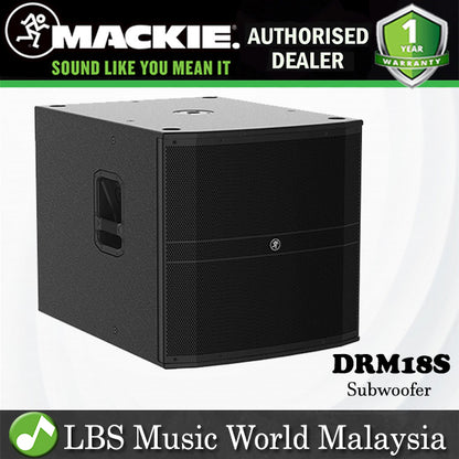 Mackie DRM18S 2000W 18" Powered Power Active Subwoofer (DRM 18S)