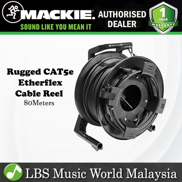 [Discontinued] Mackie 80 Meter Rugged CAT5e Etherflex Cable Reel