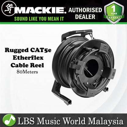 [Discontinued] Mackie 80 Meter Rugged CAT5e Etherflex Cable Reel