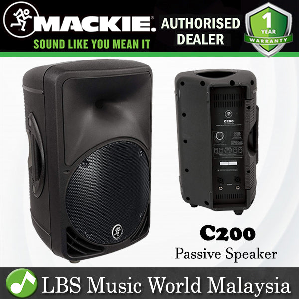 Mackie C200 200W 10" 2 Way Passive Speaker Loudspeaker PA (C 200)