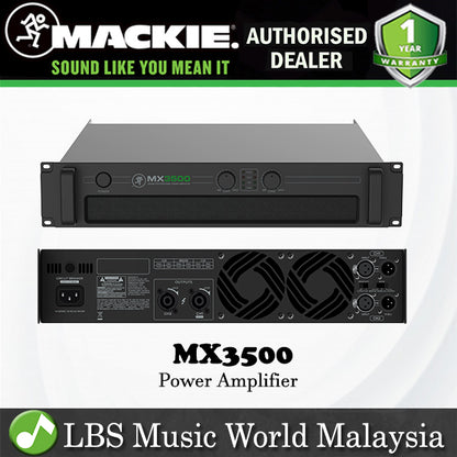 Mackie MX3500 2700W Professional Amp Power Amplifier (MX 3500)