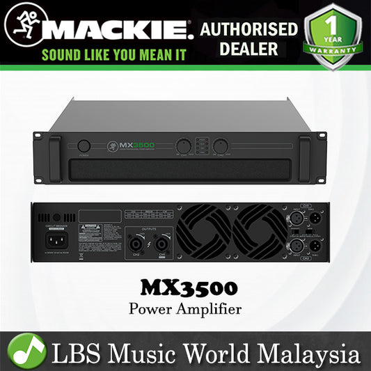 Mackie MX3500 2700W Professional Amp Power Amplifier (MX 3500)