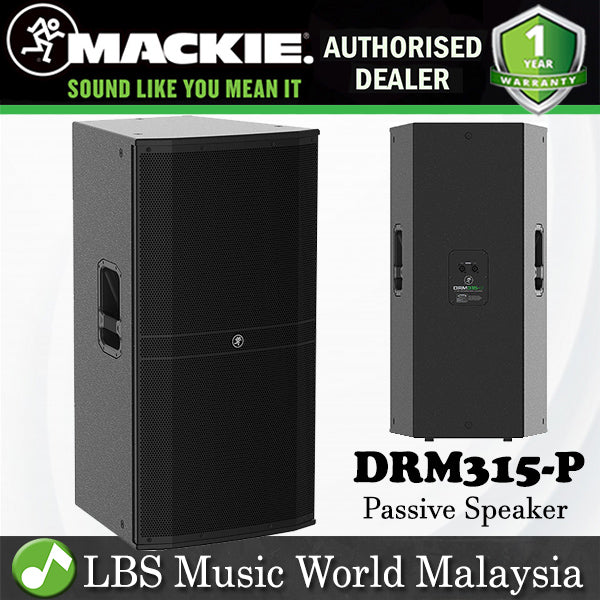 Mackie DRM315-P 2000W 15" 3 Way Passive Speaker Loudspeaker (DRM315 DRM 315)