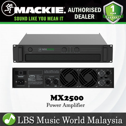 Mackie MX2500 1500W Professional Amp Power Amplifier (MX 2500)