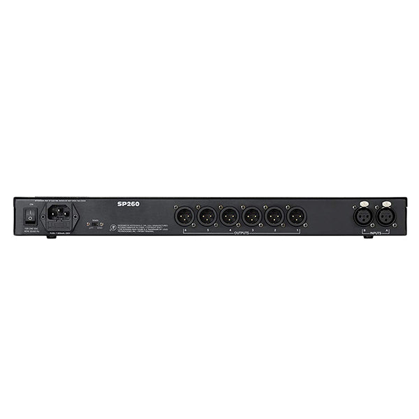 Mackie SP260 2 x 6 Speaker Loudspeaker Processor (SP 260) - LBS