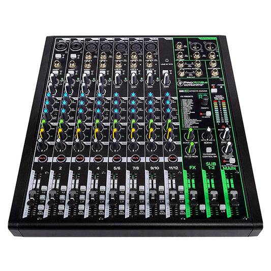 Mackie ProFX12v3 12 Channel Mixer Compact USB Mixers with Effects (Pro FX 12v3  ProFx12 ProFX 12 v3)