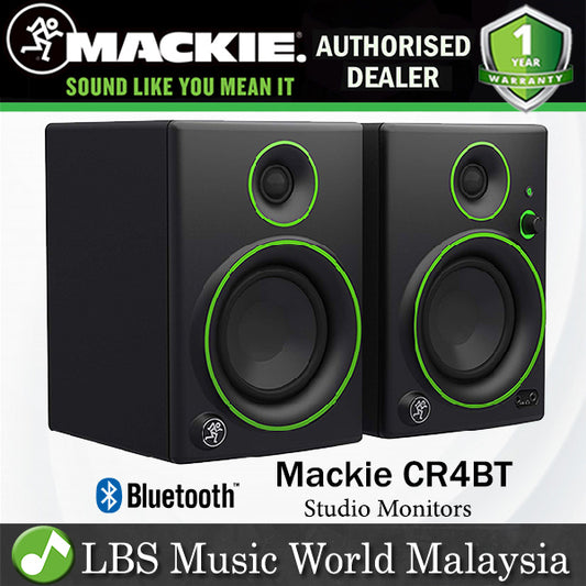 Mackie CR4-XBT 4" Multimedia Studio Bluetooth Monitors Speaker Personal Monitor Pair (CR4 XBT CR4XBT)