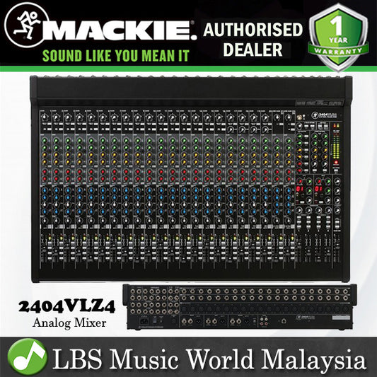Mackie 2404VLZ4 24 Channel Mixer Analog Compact Mixers With Onyx (2404 VLZ4)