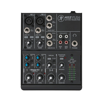 Mackie 402VLZ4 4-channel Mixer Analog Compact Mixers With Onyx (402 VLZ4)