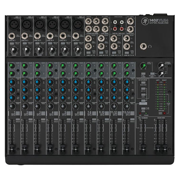 Mackie 1402VLZ4 14 Channel Mixer Analog Compact Mixers With Onyx (1402 VLZ4)