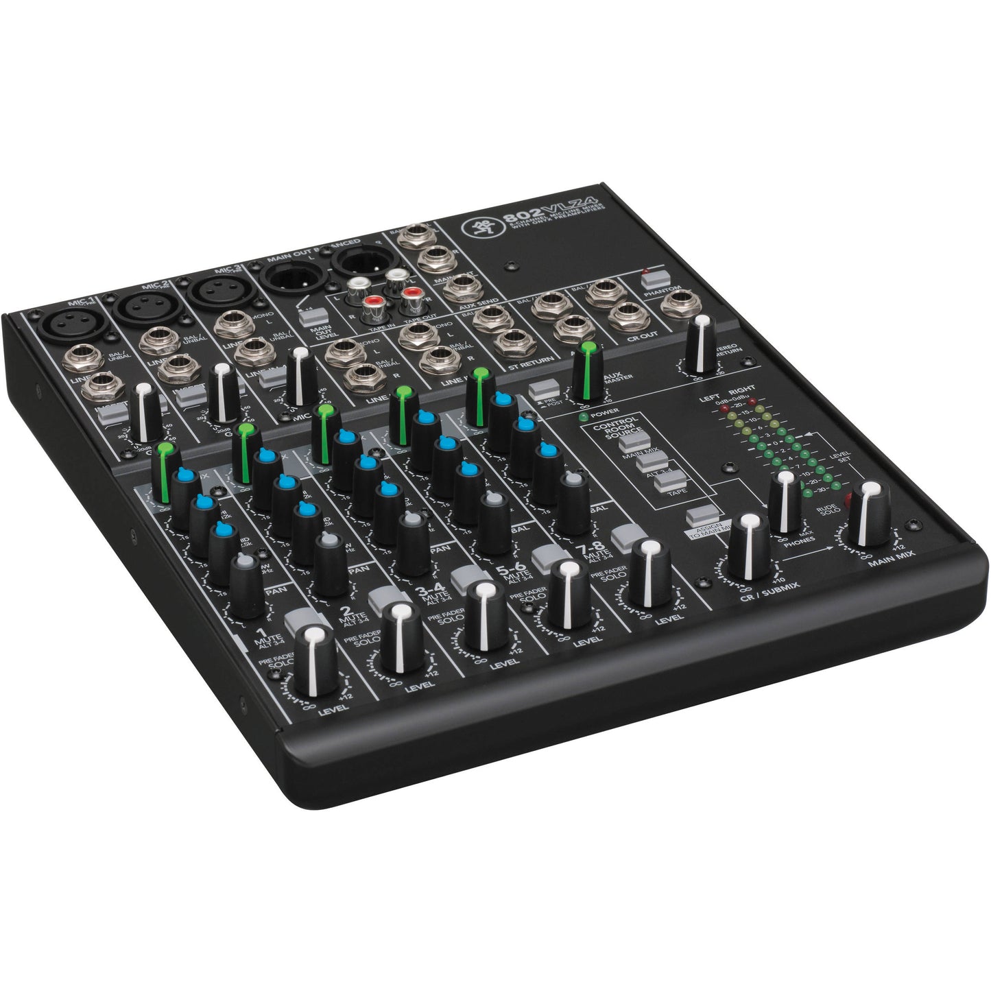 Mackie 802VLZ4 8 Channel Mixer Analog Compact Mixers With Onyx (802 VLZ4)