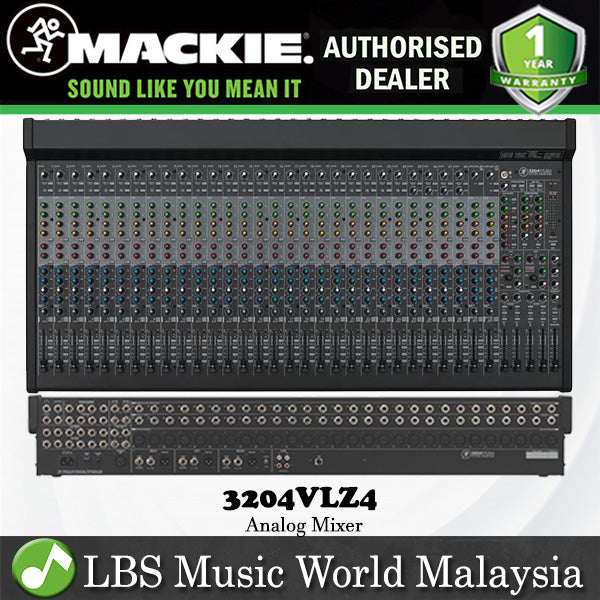 Mackie 3204VLZ4 32 Channel Mixer Analog Compact Mixers With Onyx (3204 VLZ4)