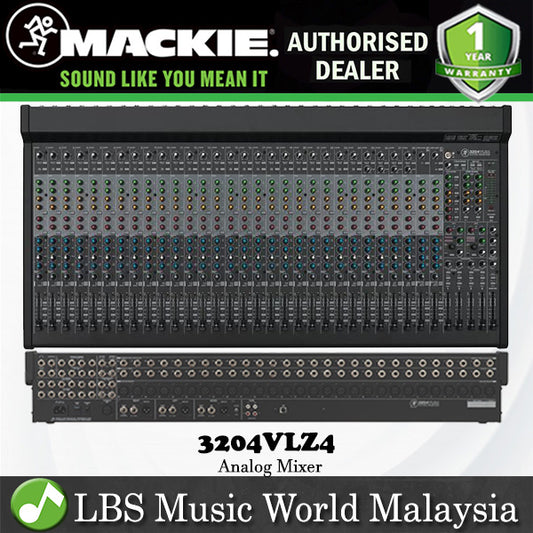 Mackie 3204VLZ4 32 Channel Mixer Analog Compact Mixers With Onyx (3204 VLZ4)