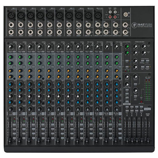 Mackie 1642VLZ4 16 Channel Mixer Analog Compact Mixers With Onyx (1642 VLZ4)
