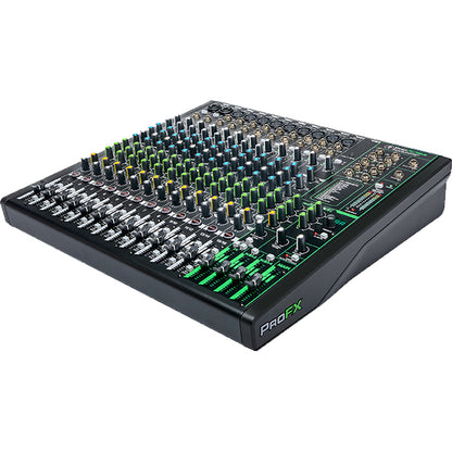 Mackie ProFX16v3 16 Channel Mixer Compact USB Mixers with Effects (Pro FX 16V3 ProFx16 ProFX 16 v3)