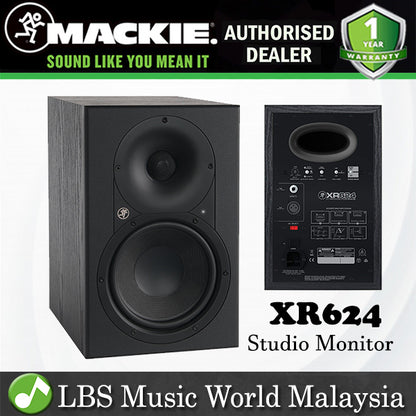 Mackie XR624 6.5" Powered Studio Monitor Speaker Personal Speaker (XR 624)